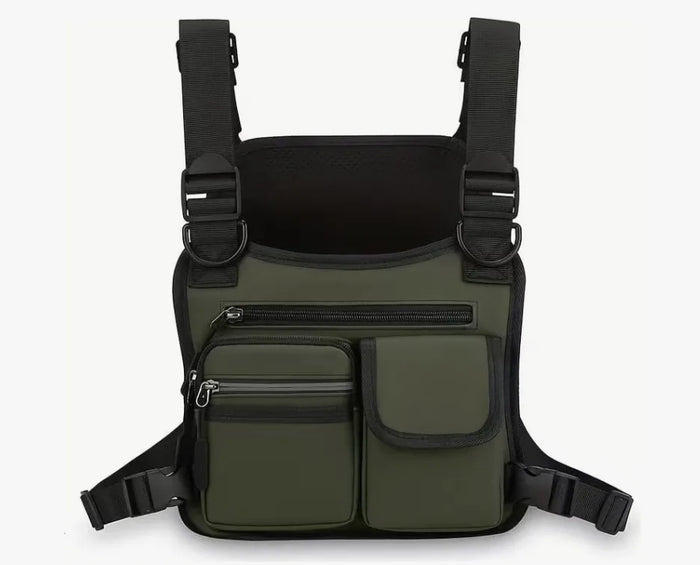 Pechera Bolso Táctico Motorizado Deportista Gym