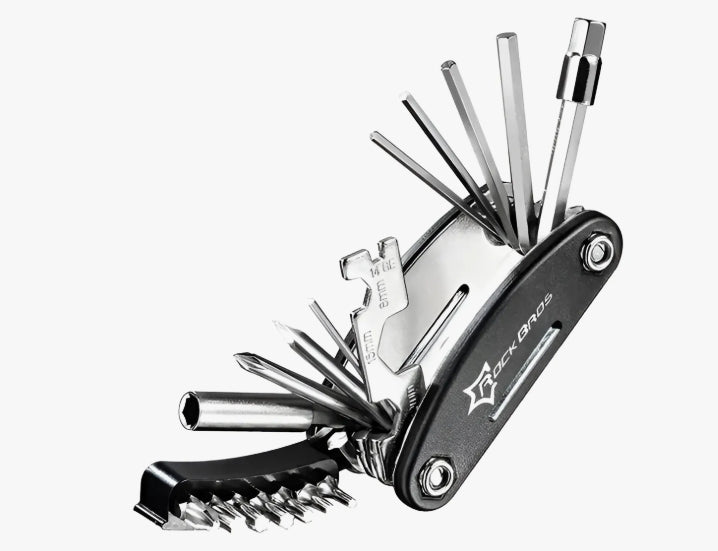 Multiherramienta 16 En 1 Portátil Bicicletas Mtb Rockbros Negro