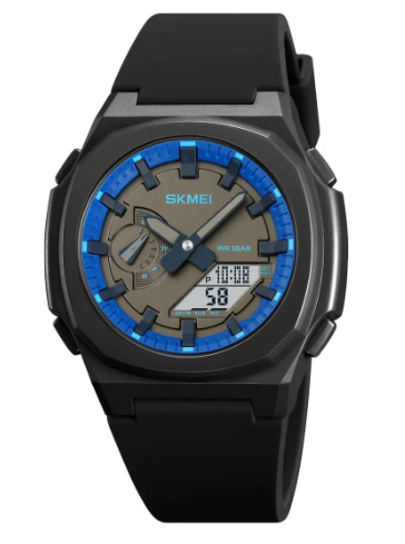 Reloj Analógico Digital Skmei 2091 Para Caballero Hora Dual