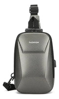 Bolso Bandolero Caballero Antirrobo Candado Usb Reforzado