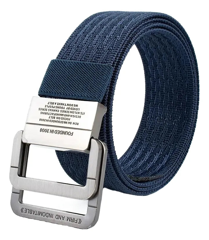 Correa De Nailon Cinturon Táctico De Doble Anillo Ajustable