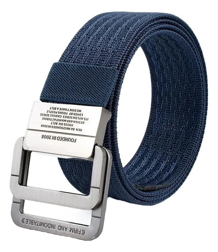 Correa De Nailon Cinturon Táctico De Doble Anillo Ajustable