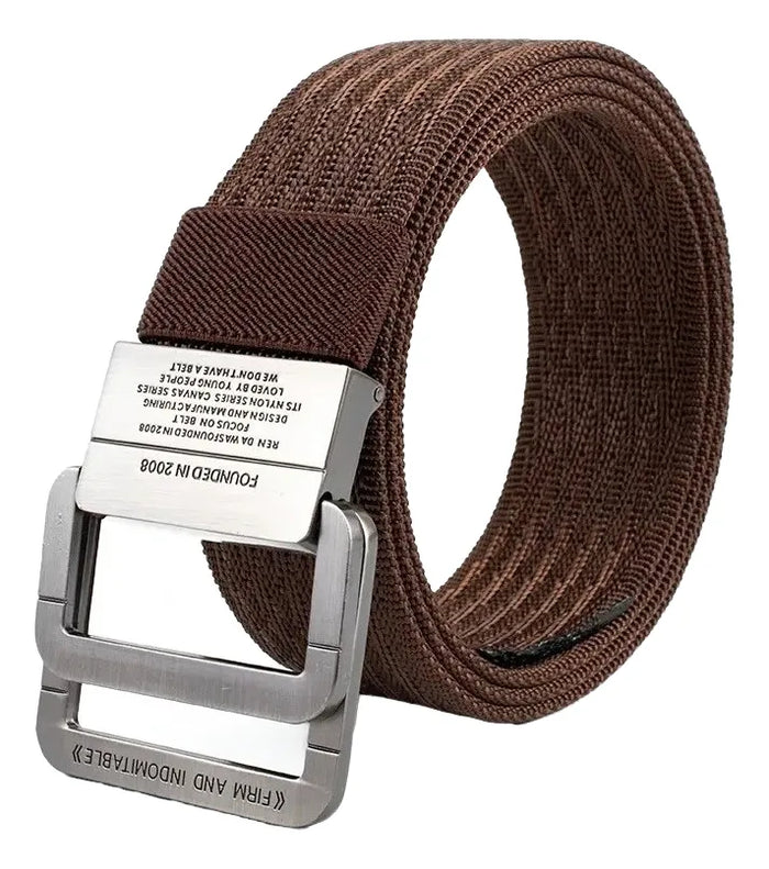 Correa De Nailon Cinturon Táctico De Doble Anillo Ajustable