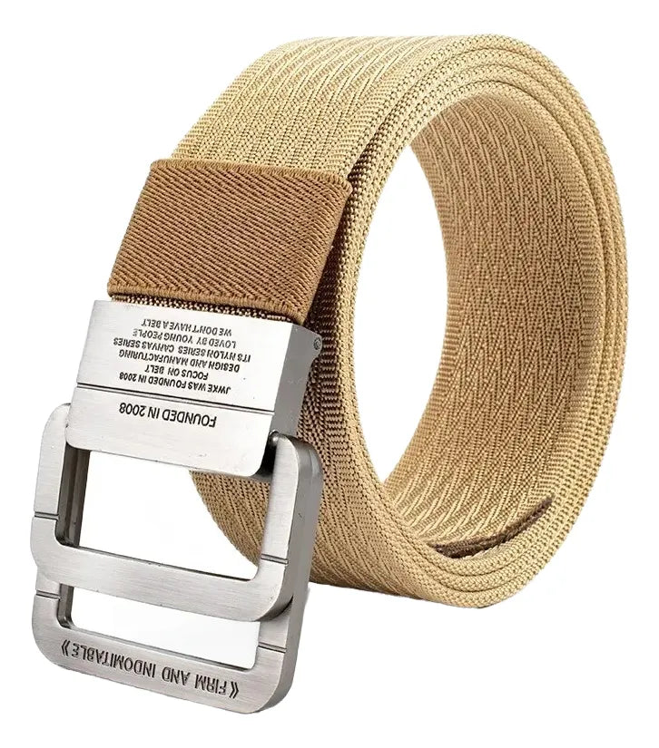 Correa De Nailon Cinturon Táctico De Doble Anillo Ajustable