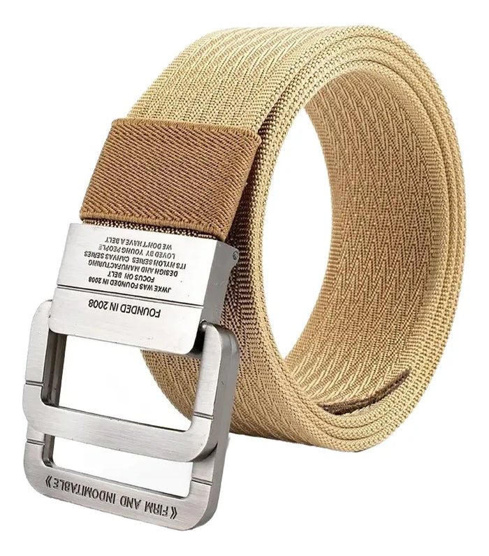 Correa De Nailon Cinturon Táctico De Doble Anillo Ajustable