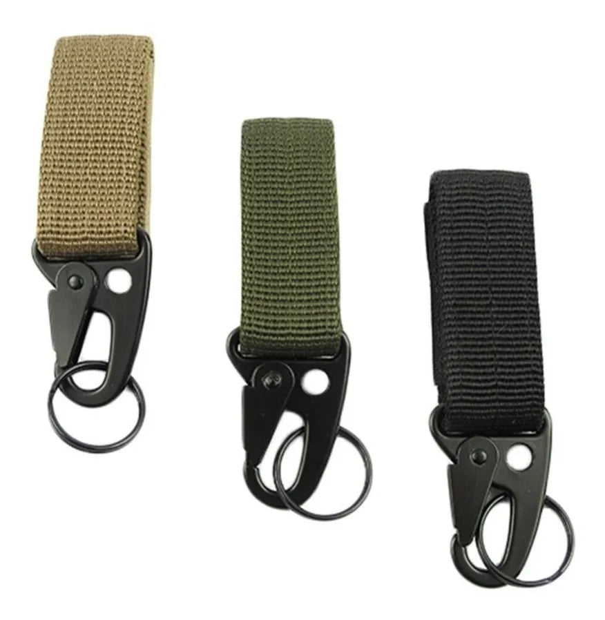 Llaveros Clip Táctico Militar Multifuncional Equipamiento X2