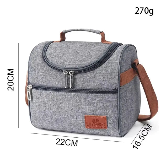 Lonchera Térmica Almuerzo Picnic Impermeable Bolso Cava 7l