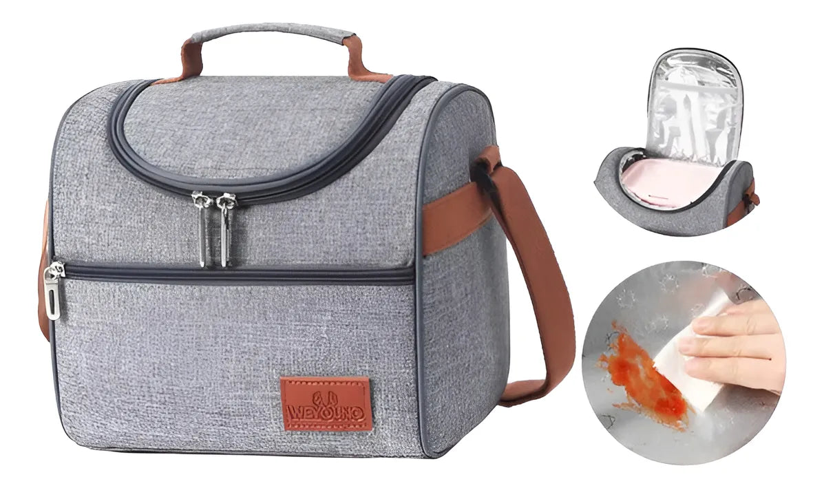 Lonchera Térmica Almuerzo Picnic Impermeable Bolso Cava 7l