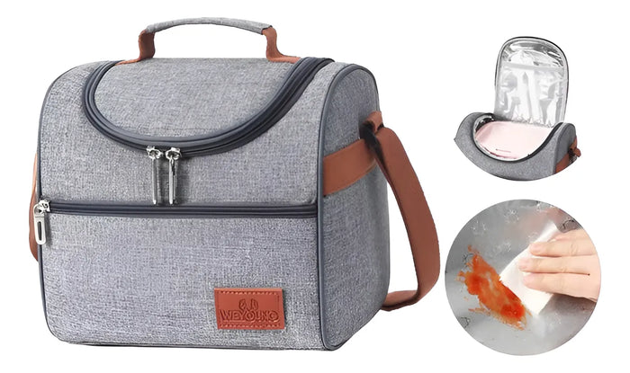 Lonchera Térmica Almuerzo Picnic Impermeable Bolso Cava 7l