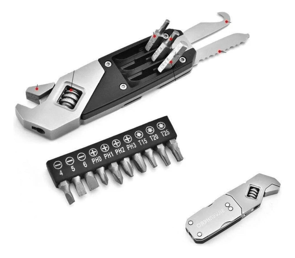 Multiherramientas Llave Ajustable Destornillador Multipuntas