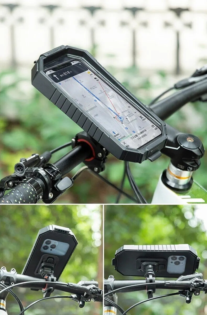 Porta Teléfono Bicicleta Mtb Motorizado Impermeable Rockbros