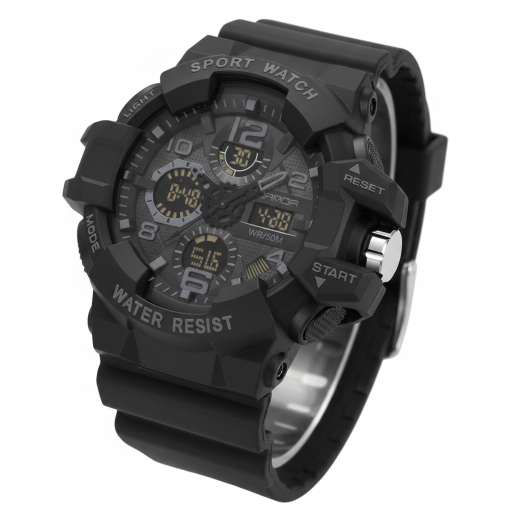 SANDA Sport Watch fondo blanco